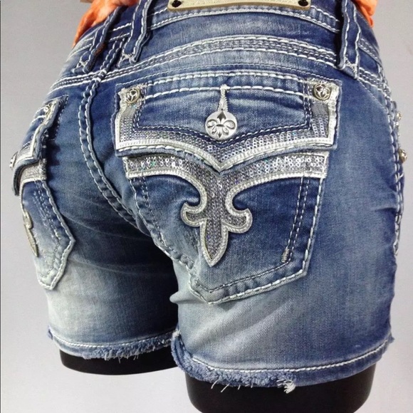 Rock Revival Womens Jean Shorts 25 26 27 28 29 NEW - Picture 4 of 7